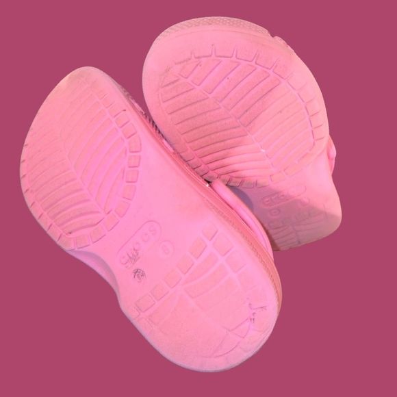 Toddler Crocs Pink Baya Clog Size C 8 - Picture 5 of 6